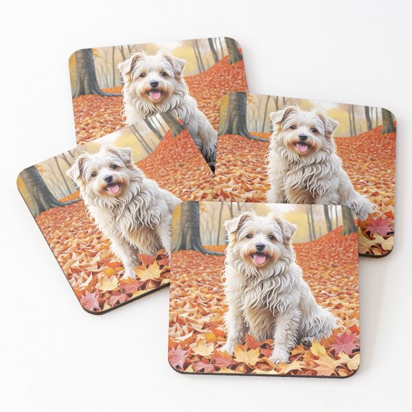 Item preview, Bolognese Dog In Autumn designed and sold by TheAnimalZ00.
