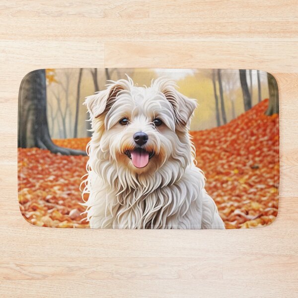 Item preview, Bolognese Dog In Autumn designed and sold by TheAnimalZ00.