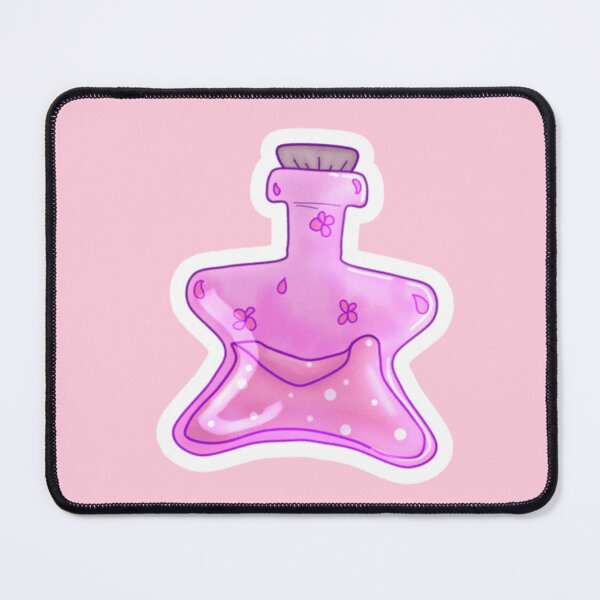 Item preview, Pink Flower Glass Bottle designed and sold by Percy Everett.