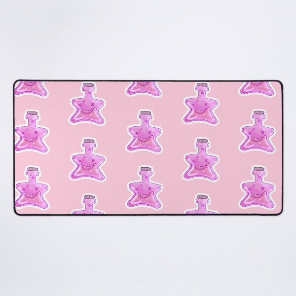Item preview, Pink Flower Glass Bottle designed and sold by Percy Everett.