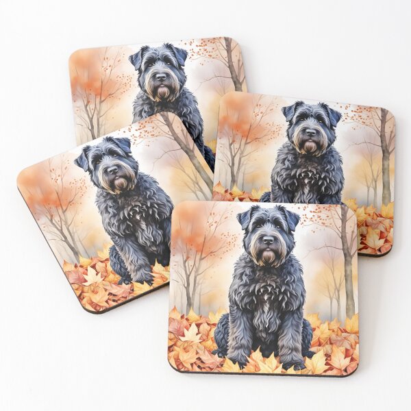 Item preview, Bouvier Des Flandres In Autumn designed and sold by TheAnimalZ00.