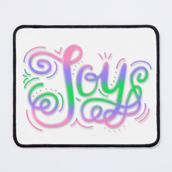Item preview, Joy Hand Lettering Trigender Pride Pink Purple Green designed and sold by JoyfulJen.