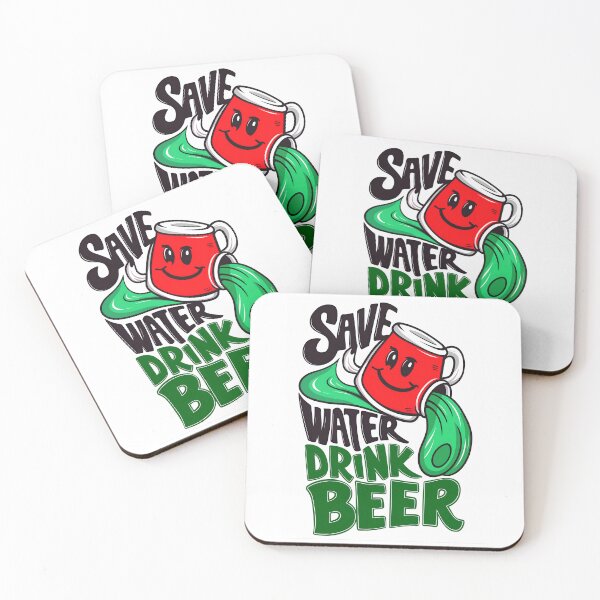 Item preview, Save Water Drink Beer Funny Drinking Quote designed and sold by TheArtOfPat.