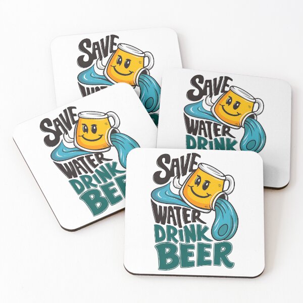 Item preview, Save Water Drink Beer Funny Drinking Quote designed and sold by TheArtOfPat.