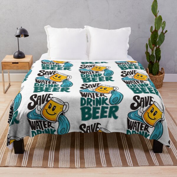 Item preview, Save Water Drink Beer Funny Drinking Quote designed and sold by TheArtOfPat.