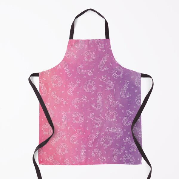 Item preview, Pink Purple Purrmaid Pattern designed and sold by PizzaCatStudio.