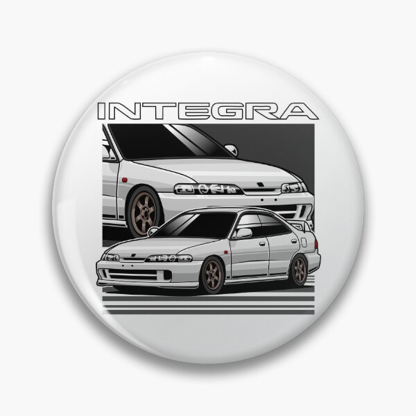 Item preview, Honda Integra White designed and sold by vektoranda.