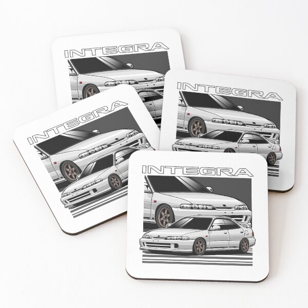 Item preview, Honda Integra White designed and sold by vektoranda.