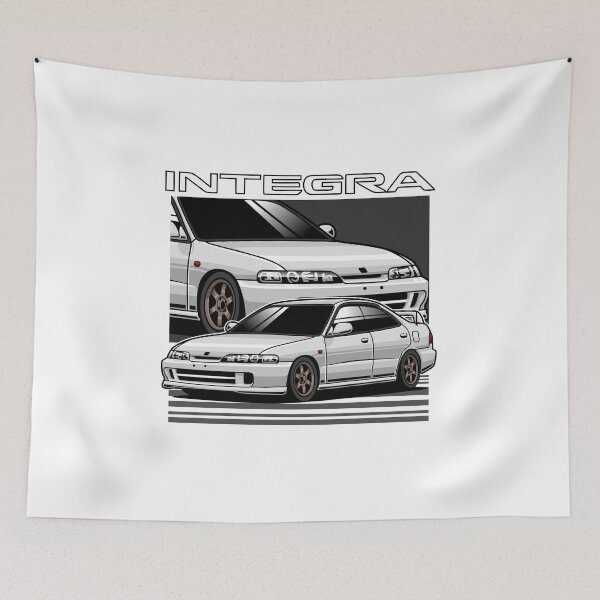 Item preview, Honda Integra White designed and sold by vektoranda.