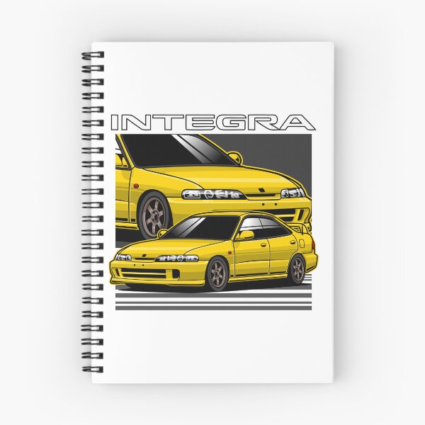 Item preview, Honda Integra Yellow designed and sold by vektoranda.