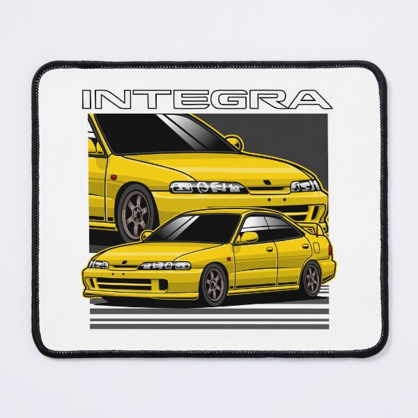 Item preview, Honda Integra Yellow designed and sold by vektoranda.