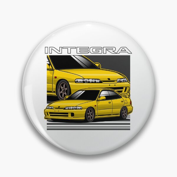 Item preview, Honda Integra Yellow designed and sold by vektoranda.