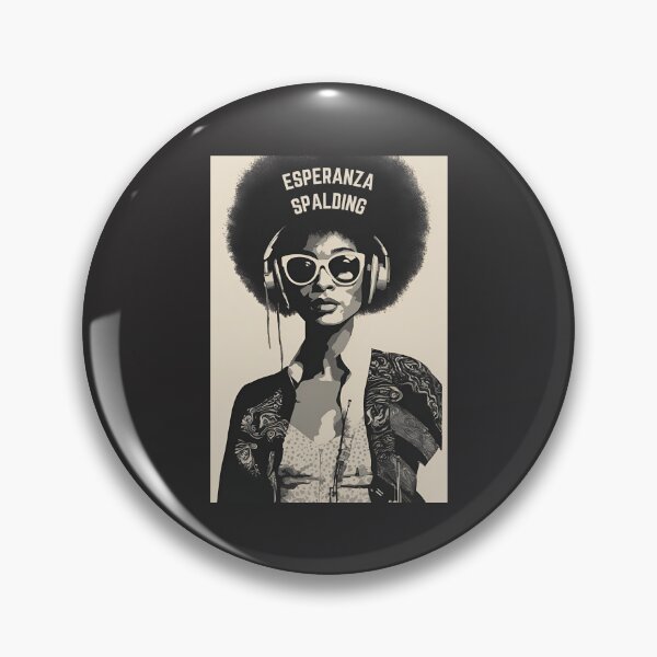 Artikelvorschau, Der Retro-Künstler von Esperanza Spalding, Jazzmusiker, Sänger entworfen und verkauft von FociCreate.