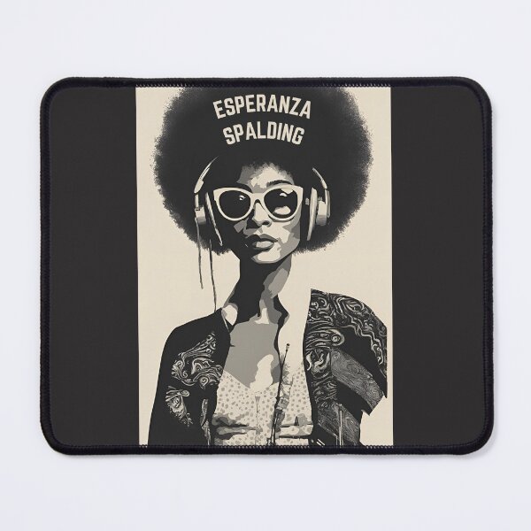 Item preview, The Retro Artist of Esperanza Spalding Jazz Musician Singer designed and sold by FociCreate.