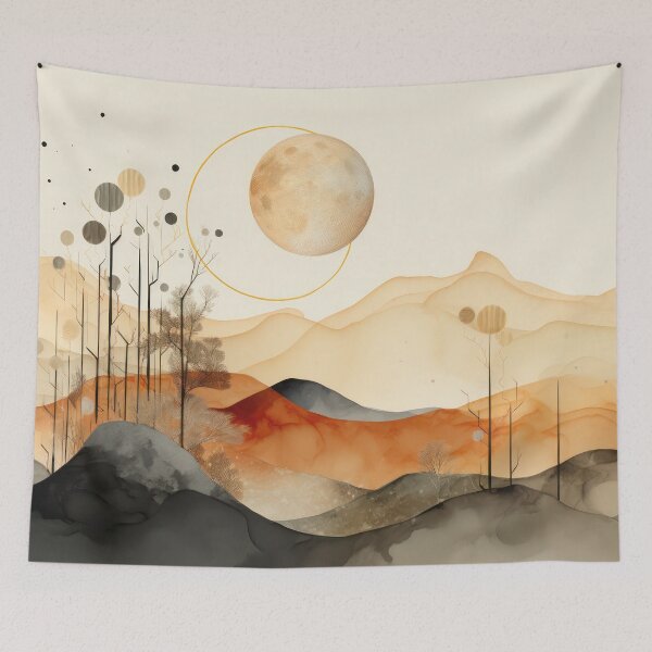 Item preview, Boho Abstract designed and sold by NeoNebulaArt.