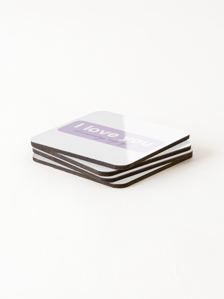 Thumbnail 4 of 5, Coasters (Set of 4), Fortnight Sticker designed and sold by lightningfaron.
