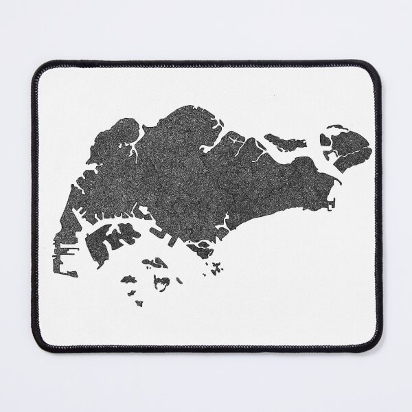 Item preview, Singapore Map with Regions designed and sold by Naoswestvillage.