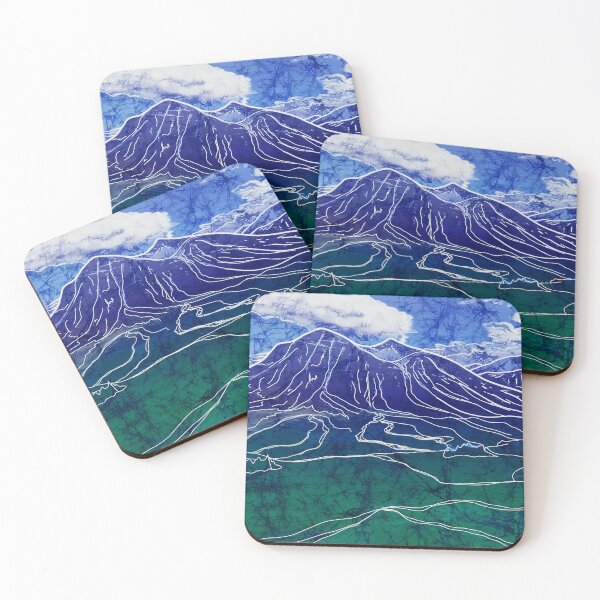 Item preview, Batik Mountain Landscape Painting designed and sold by AuroraXGreen.