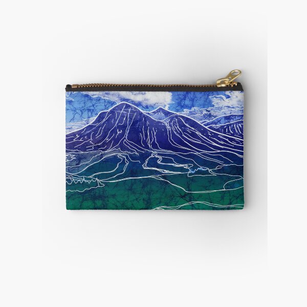 Item preview, Batik Mountain Landscape Painting designed and sold by AuroraXGreen.