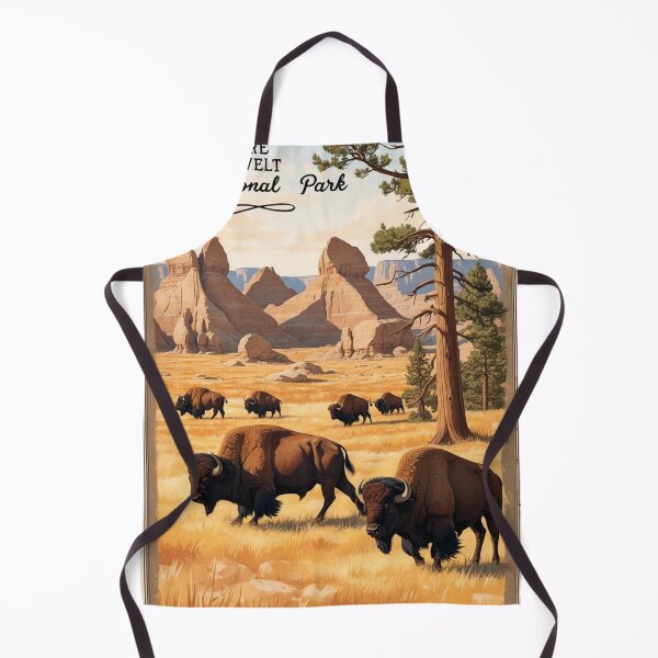 Item preview, Theodore Roosevelt National Park Postcard Vintage Retro Travel Vintage designed and sold by TravelPostcardGems.