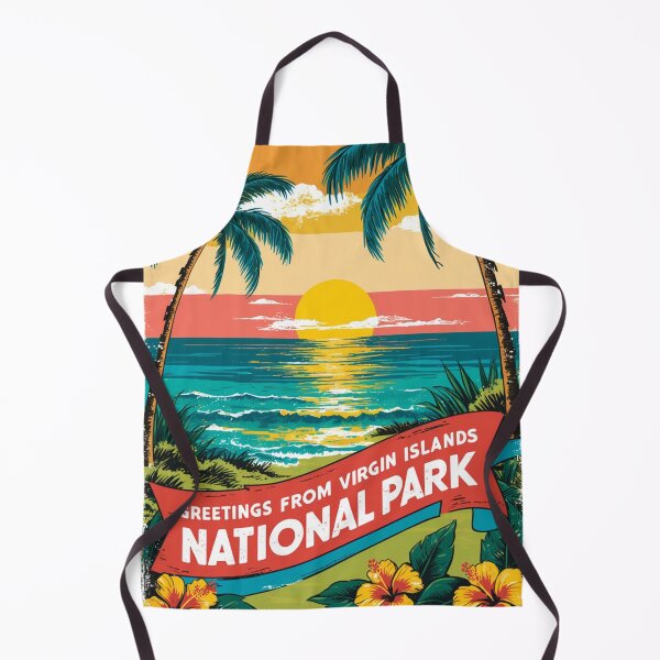 Item preview, Virgin Islands National Park Postcard Vintage Retro Travel Vintage designed and sold by TravelPostcardGems.