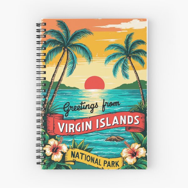 Item preview, Virgin Islands National Park Postcard Vintage Retro Travel Vintage designed and sold by TravelPostcardGems.