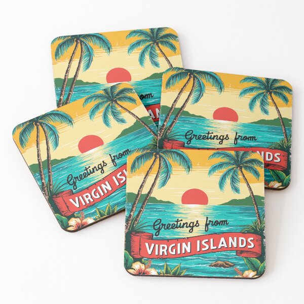 Item preview, Virgin Islands National Park Postcard Vintage Retro Travel Vintage designed and sold by TravelPostcardGems.