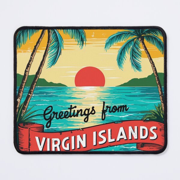 Item preview, Virgin Islands National Park Postcard Vintage Retro Travel Vintage designed and sold by TravelPostcardGems.