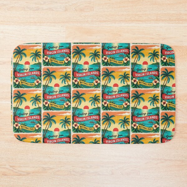 Item preview, Virgin Islands National Park Postcard Vintage Retro Travel Vintage designed and sold by TravelPostcardGems.