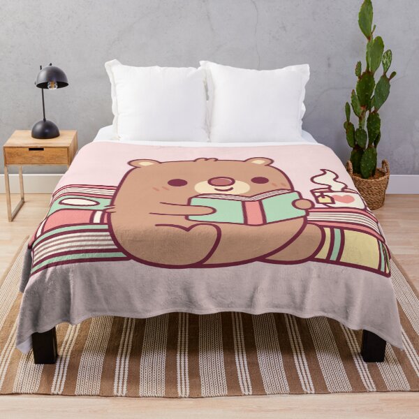 Item preview, Cute Brown Bear Reading A Book designed and sold by rustydoodle.
