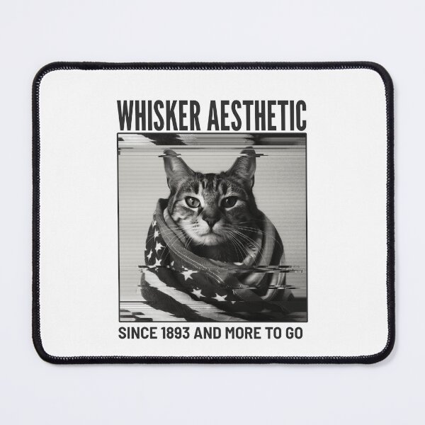 Item preview, Whisker Aesthetic Since 1893 and More to Go Design designed and sold by ERROR-STORE.