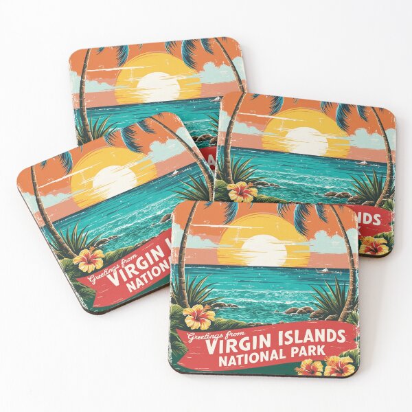Item preview, Greetings from Virgin Islands National Park Postcard Vintage Retro Travel Vintage designed and sold by TravelPostcardGems.