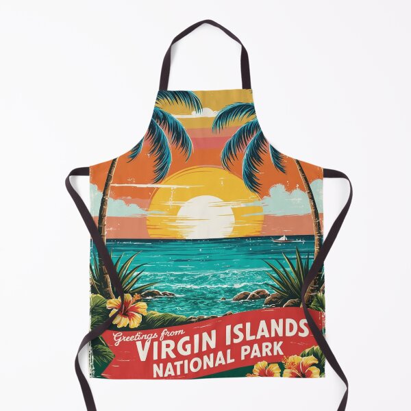 Item preview, Greetings from Virgin Islands National Park Postcard Vintage Retro Travel Vintage designed and sold by TravelPostcardGems.