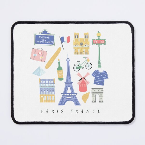 Item preview, Paris France Doodles designed and sold by PrintBoutique23.