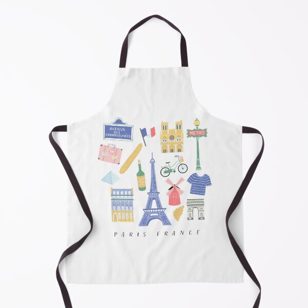 Item preview, Paris France Doodles designed and sold by PrintBoutique23.