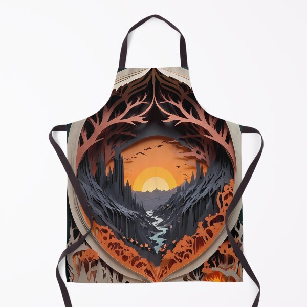 Item preview, Ancient Volcanic City Paper Cut designed and sold by PaintedPixels01.
