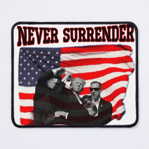 Item preview, Trump never surrender  designed and sold by JackDraws88.