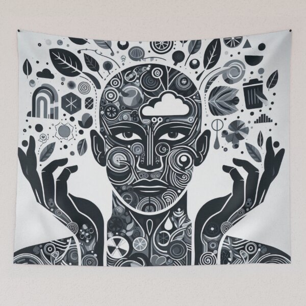 Item preview, Abstract Art of Ecological Creative Mind designed and sold by Karina Creative Studio.