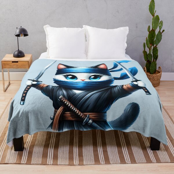 Item preview, Samurai Cat | Adorable Ninja Lady Cat  designed and sold by Chic-Fun.