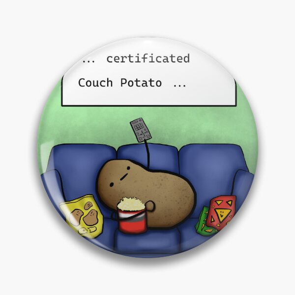 Item preview, Certificated Couch Potato designed and sold by Vannoffel.