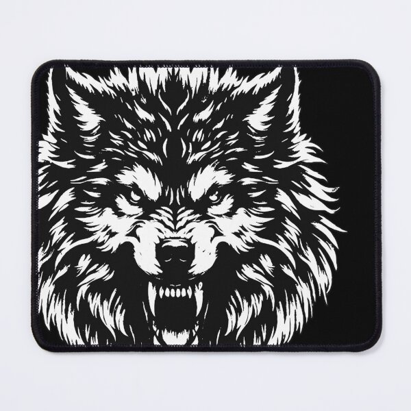 Item preview, Dark Art Wolf Beast Horror Wild Life Night Vintage Grunge Tattoo designed and sold by MORSPECTIVE.