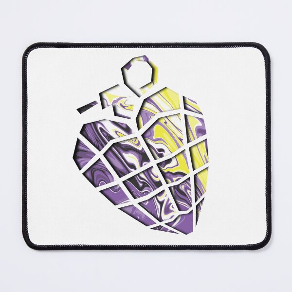 Aperçu de l'œuvre Grenade cardiaque non binaire Pride créée et vendue par lindseycooper1.