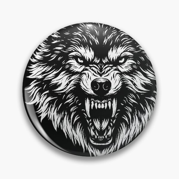 Item preview, Dark Art Wolf Beast Horror Wild Life Night Vintage Grunge Tattoo designed and sold by MORSPECTIVE.