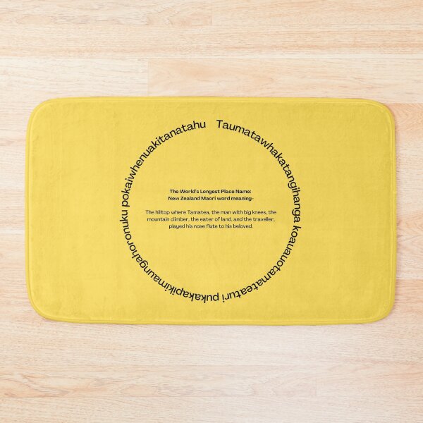 Item preview, Taumatawhakatangihangakoauauotamateapokaiwhenuakitanatahu - the World's Longest Placename designed and sold by Artmugic.