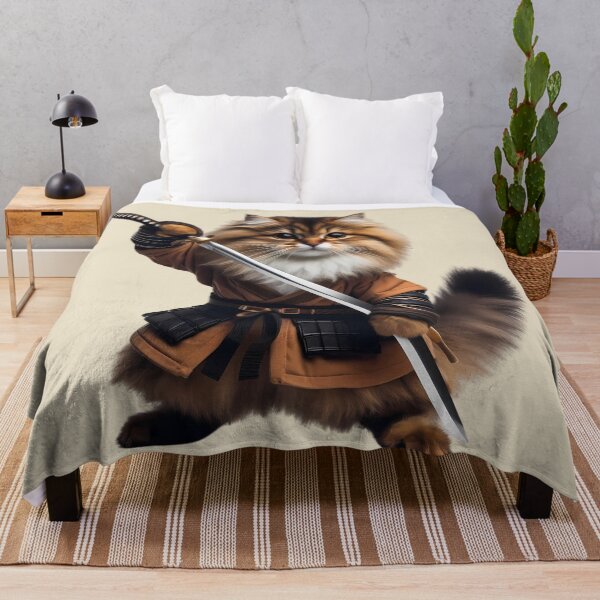 Item preview, Muay Thai Cat | Fluffy Ninja Fighter  designed and sold by Chic-Fun.