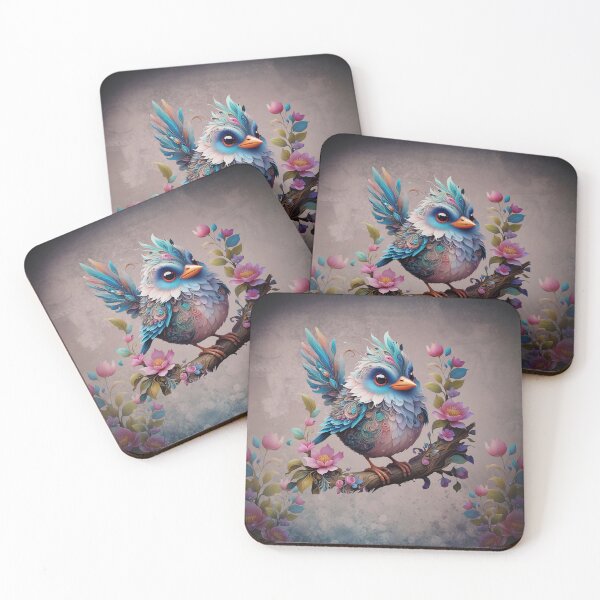 Item preview, Majestic fantasy bird sitting on a branch designed and sold by nicky2342.