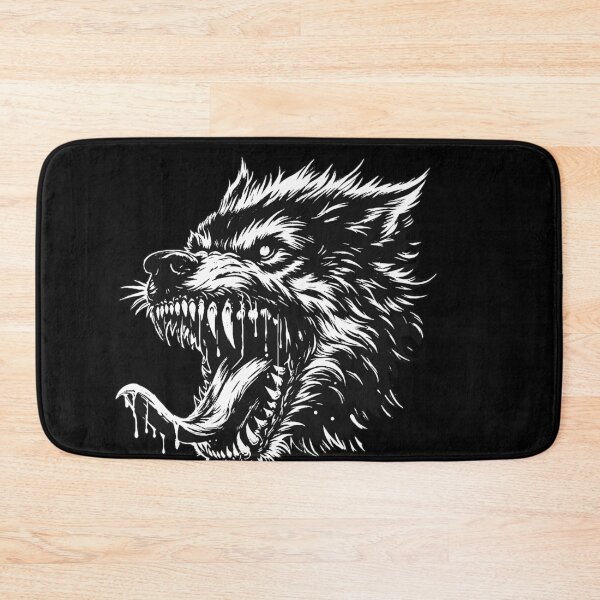 Item preview, Dark Art Wolf Beast Horror Wild Life Night Vintage Grunge Tattoo designed and sold by MORSPECTIVE.