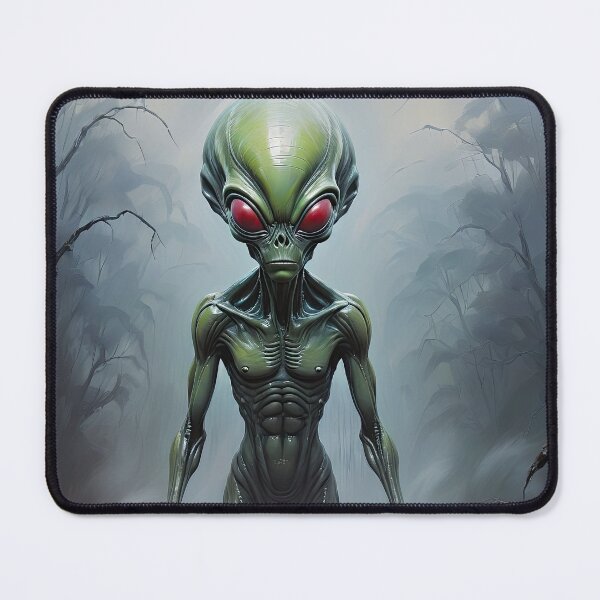 Item preview, Alien in Fog Forest designed and sold by roswellboutique.
