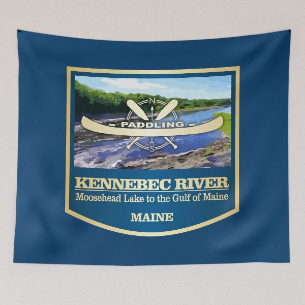 Item preview, Kennebec River (PFK) designed and sold by curranmorgan.