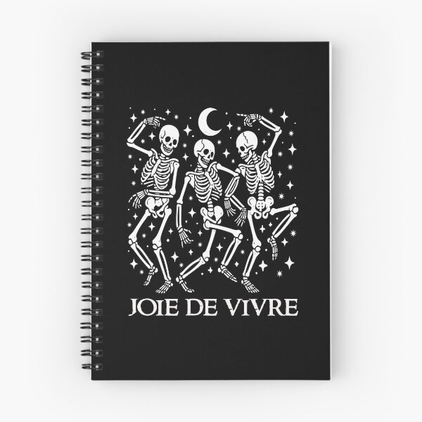 Item preview, Joie De Vivre French Dancing Skeletons Funny Halloween Goth Dark Humor  designed and sold by Bad Kitty Designz.